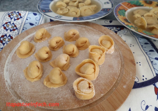 cappelletti verschiedene Formen