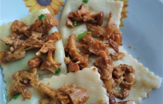 Tortelli mit Pfefferlingen