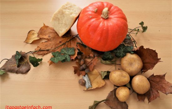 zutaten kürbis kartoffel parmesan füllung tortelli